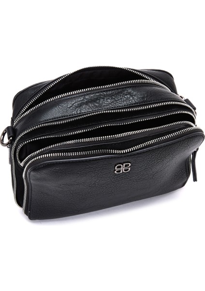 Kadın Siyah Uzun Askılı Çapraz Çanta 25WBD246118