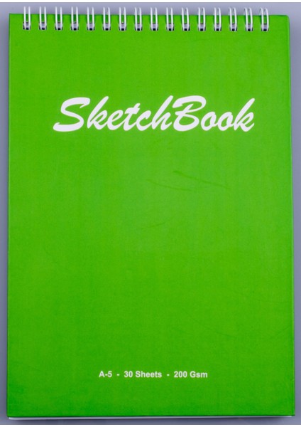 A5 Sert Kapaklı Eskiz Defteri 200 Gr. 30 Yaprak (60 Sayfa) 14,8 x 21 cm Sketchbook modelleri