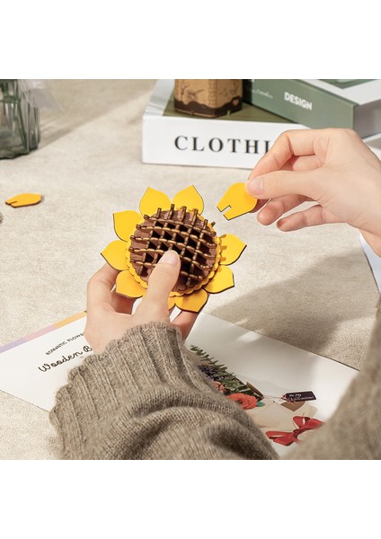 Minyatür Günebakan Çiçeği 3D Puzzle fırsatları