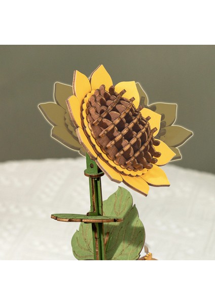 Minyatür Günebakan Çiçeği 3D Puzzle indirimleri