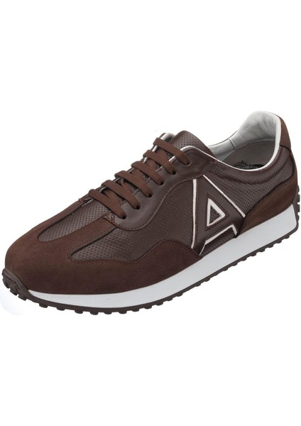 GG18 Kahve Nubuk Deri Erkek Deri Spor Ayakkabı Özel Seri.. Termo Taban ve Rahat Geniş Kalıp