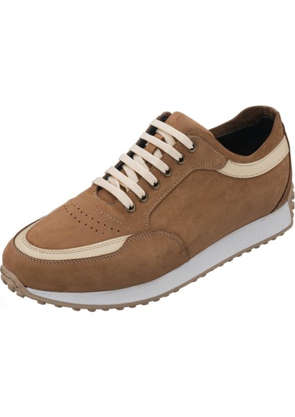 YC2023 Kum Nubuk Deri Erkek Spor Ayakkabı Rahat Hafif Taban Geniş Kalıp