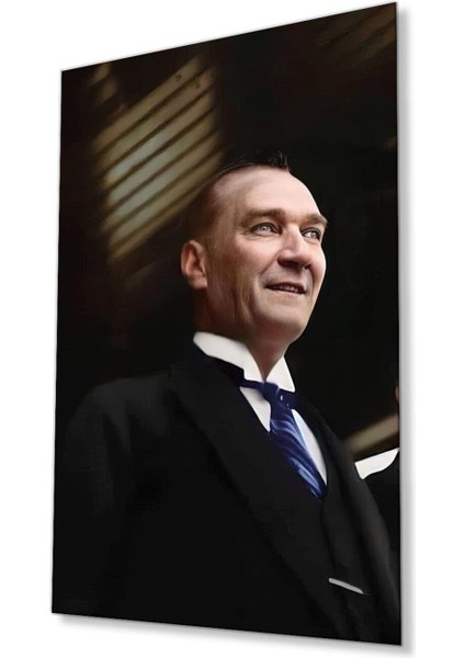 Atatürk Baskılı Cam Tablo 4mm Dayanıklı Temperli Cam