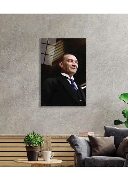 Atatürk Baskılı Cam Tablo 4mm Dayanıklı Temperli Cam fiyatları