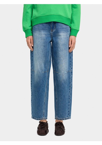 Yıkanmış Efektli Denim Pantolon fiyatları
