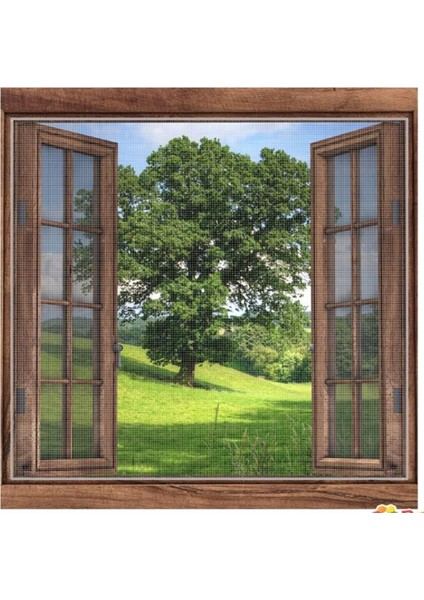 Yapışkanlı Çift Kanat Sineklik