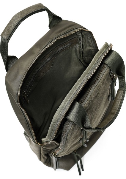 Kadın Haki Süet Sırt Çantası 25WBD249010 indirimleri