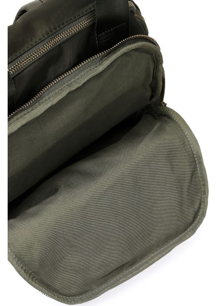 Kadın Haki Süet Sırt Çantası 25WBD249010