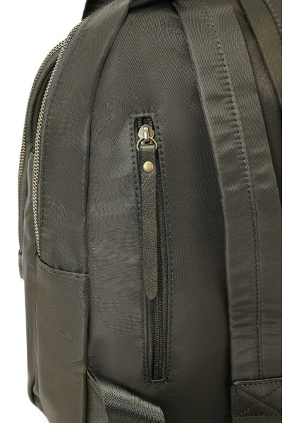 Kadın Haki Süet Sırt Çantası 25WBD249010