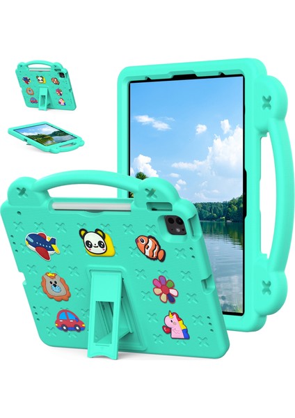 iPad Air 13 2024 Için Eva Darbeye Dayanıklı Tablet Kılıfı (Yurt Dışından)