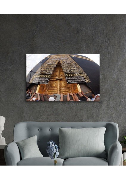 Kabe Kapısı Dini Islami Duvar Dekoru Kaligrafi Cam Tablo 4mm Dayanıklı Temperli Cam fiyatları