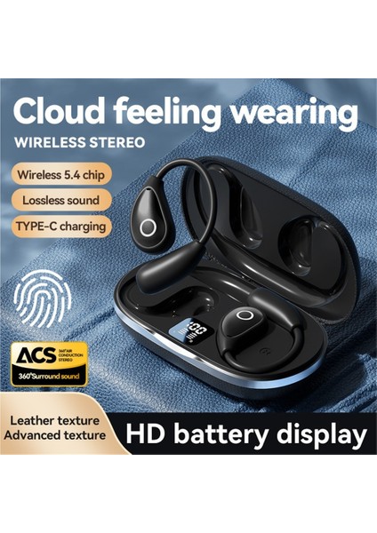 Yeni Yüksek Değerli Asılı Kulak Tipi Kulak Içi Olmayan Aı Akıllı Çeviri Bluetooth Kulaklık (Yurt Dışından)