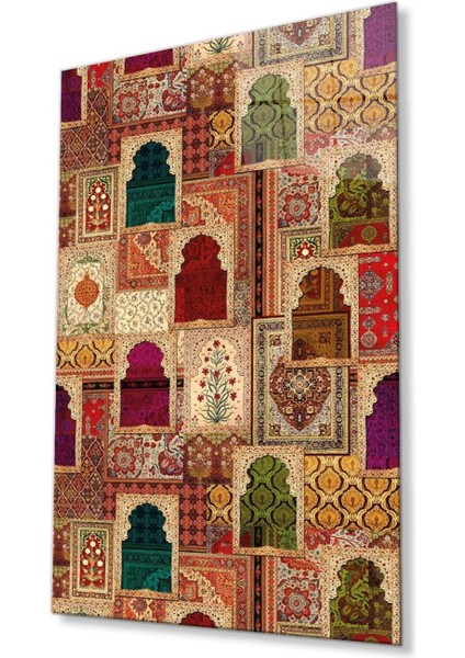 Islami Motif Cam Tablo 4mm Dayanıklı Temperli Cam