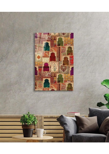 Islami Motif Cam Tablo 4mm Dayanıklı Temperli Cam modelleri