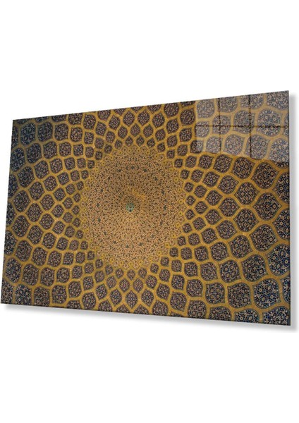 Islami Motif Cam Tablo 4mm Dayanıklı Temperli Cam