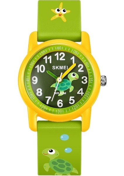 Okula Dönüş Sezonu Öğrenci Saati Çocuk Su Geçirmez Kuvars Saat Ins Tarzı Erkek Ve Kız Renkli Çizgi Film Saati (Yurt Dışından)