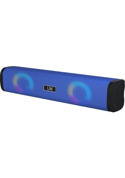 Kablosuz Bluetooth Hoparlör Uzun Şerit USB Kart Renkli Işık Hoparlör (Yurt Dışından) fiyatları