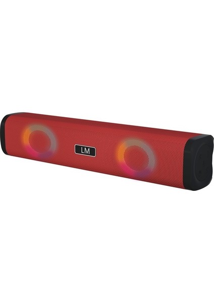 Kablosuz Bluetooth Hoparlör Uzun Şerit USB Kart Renkli Işık Hoparlör (Yurt Dışından) modelleri