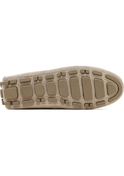 Erkek Bej Süet Deri Loafer 25SFD750010 fırsatları