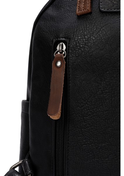 Kadın Siyah Casual Sırt Çantası 25WBD249718