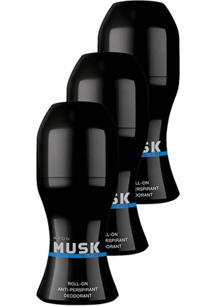 Musk Marine Erkek Rollon Deodorant 50 ml Üçlü Set Ferah Nane ve Lavanta Aroması fiyatları