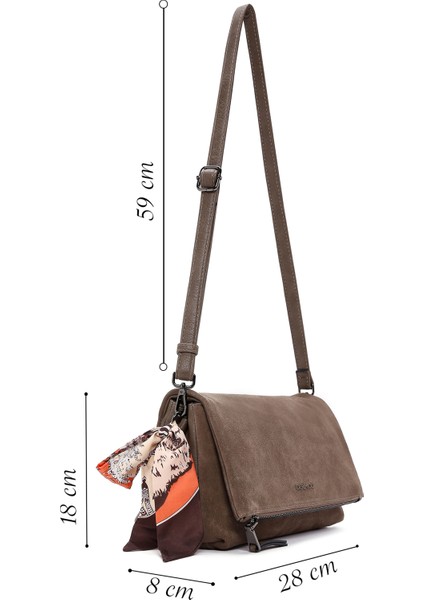 Kadın Vizon Süet Çapraz Çanta 25WBD246910 fiyatları