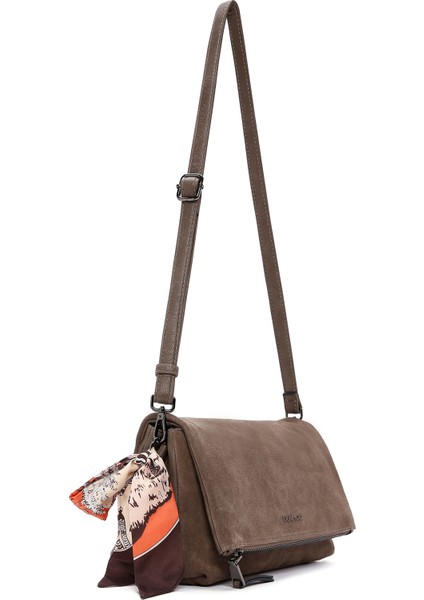 Kadın Vizon Süet Çapraz Çanta 25WBD246910