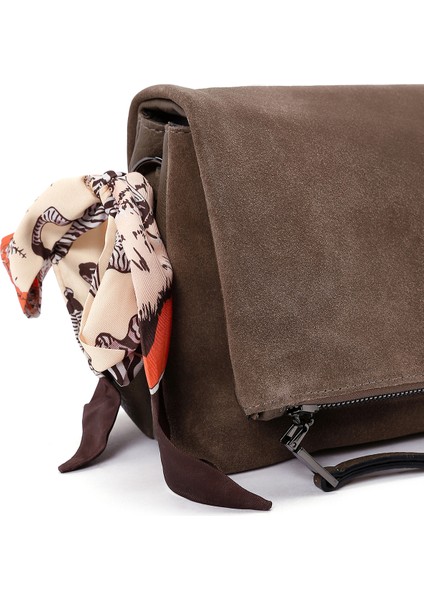 Kadın Vizon Süet Çapraz Çanta 25WBD246910