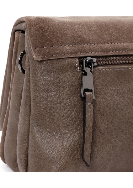 Kadın Vizon Süet Çapraz Çanta 25WBD246910