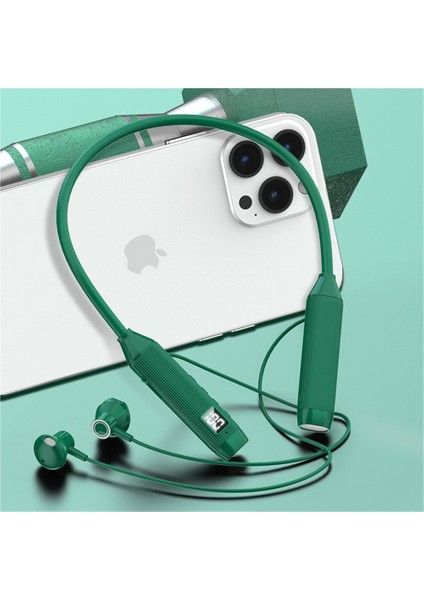 Büyük Pil Ve Dijital Ekranlı Yeni Boyun Askılı Bluetooth Kulaklık Spor Oyunu Boyun Askılı Kablosuz Bluetooth Kulaklık (Yurt Dışından)