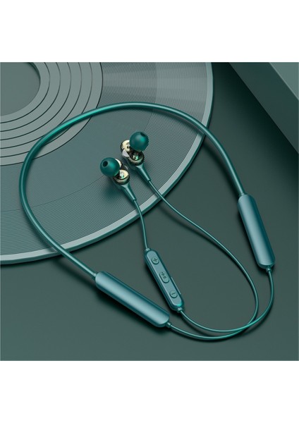 Yeni Çift Dinamik Kablosuz Bluetooth Kulaklık Çift Pil Yüksek Dayanıklılık Spor Boyun Asılı Gürültü Azaltma Özel Modeli (Yurt Dışından)