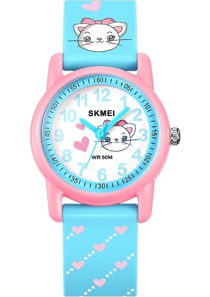 Tüm Maç Öğrenci Saati Çocuk Su Geçirmez Kuvars Saat Ins Tarzı Erkek Ve Kız Renkli Çizgi Film Saati (Yurt Dışından)