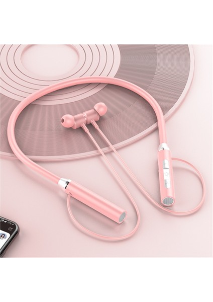 Yeni Stil Boyun Askılı Bluetooth Kulaklık Spor Kablosuz Kulaklık Boyun Askılı Büyük Pil Kart Girişi Çift Kulak Manyetik Emiş (Yurt Dışından)