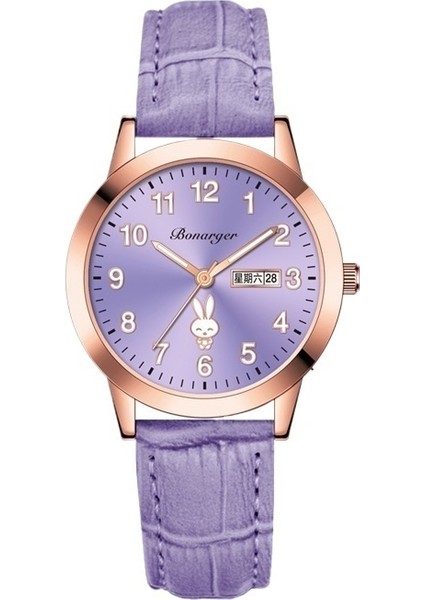 Moda Ve Çok Yönlü Yeni Su Geçirmez Işıklı Çocuk Saati Bayan Öğrenci Kuvars Kadın Saati Kadın (Yurt Dışından)