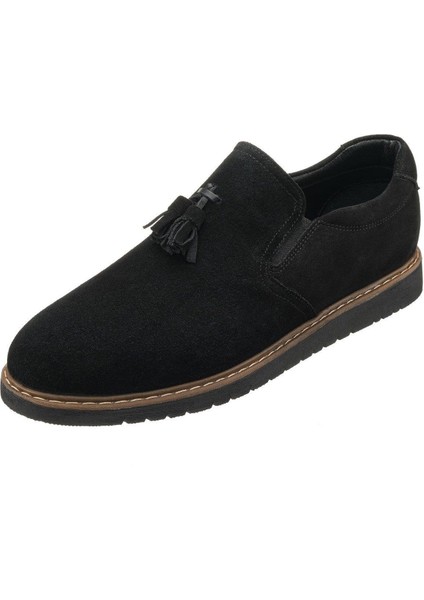 45 - 46 - 47 - 48 - 49- 50 AG8442 Siyah Süet Yazlık Üst Kalite Termo Taban Büyük Numara Erkek Ayakkabısı Rahat Geniş Kalıp