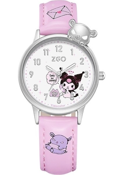 Yaz Dopamin Saat Kız Çocuk Ortaokul Öğrencisi Saat Işıklı Su Geçirmez Çok Yönlü Kuvars Saat Kadın (Yurt Dışından)