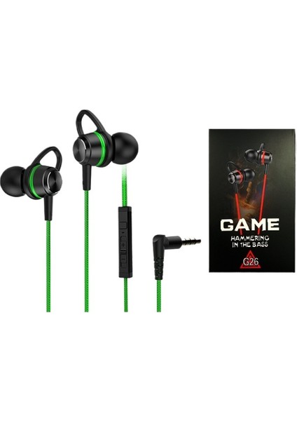 Yeni E-Spor Kompozit Membran Dinamik 7.1 Kanal Metal Ağır Bas Tavuk Yiyen Oyun Kablolu Kulaklık Evrensel (Yurt Dışından)