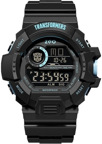Okula Dönüş Sezonu Transformers Saat Çocuk Saati Su Geçirmez Işıklı Moda Spor Ilkokul Çocuğu Saati (Yurt Dışından)