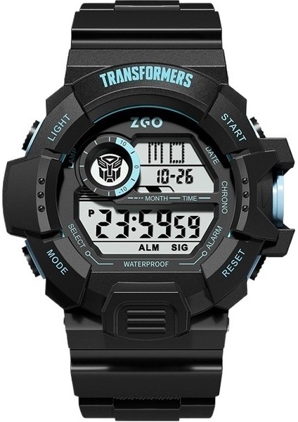 Transformers Saat Çocuk Saati Su Geçirmez Aydınlık Moda Spor Ilkokul Çocuk Spor Saati (Yurt Dışından)