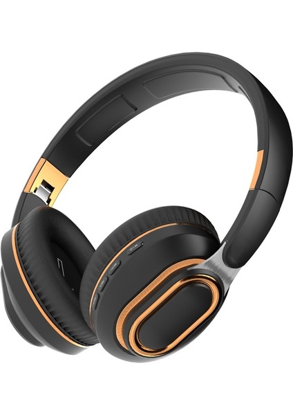 Çok Satan Bluetooth Kulaklık Type-C Arayüzü Katlanabilir Kart Ağır Bas Stereo Kablosuz Kulaklık (Yurt Dışından)