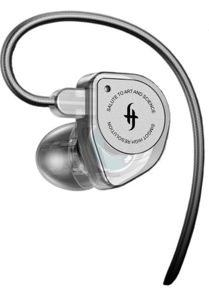 Ew100 Xingge Sımgot Yüksek Kaliteli Kulak Içi Hifi Kablolu Kulaklıklar Bilgisayar Oyunu E-Spor Müzik Kulak Tıkacı Şeffaf Versiyon Dsp Mikrofonlu Type-C (Yurt Dışından)