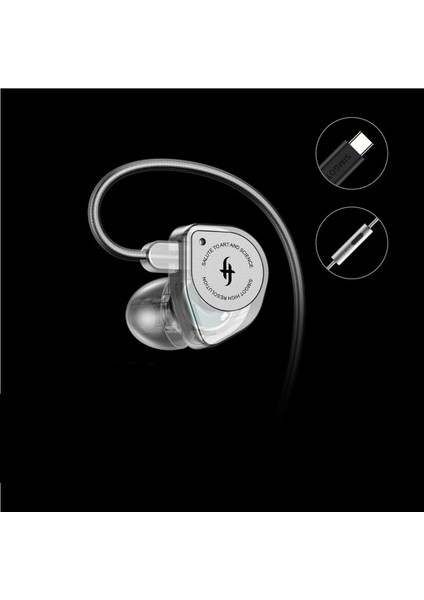 Ew100 Xingge Sımgot Yüksek Kaliteli Kulak Içi Hifi Kablolu Kulaklıklar Bilgisayar Oyunu E-Spor Müzik Kulak Tıkacı Şeffaf Versiyon Dsp Mikrofonlu Type-C (Yurt Dışından) fiyatları