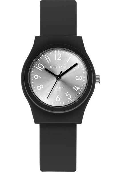 Kadınlar Için Öğrenci Saatleri Üst Düzey Dekoratif Şeker Rengi Çocuk Dijital Silikon Kuvars Saatler Bayan Saatleri (Yurt Dışından)