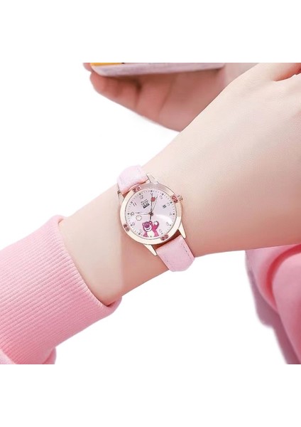 Çocuk Saati Kız Ilkokul Öğrencileri Sadece Saat Zamanı Çilek Ayı Kız Doğum Günü Hediyesi Kuvars Saat (Yurt Dışından) fiyatları