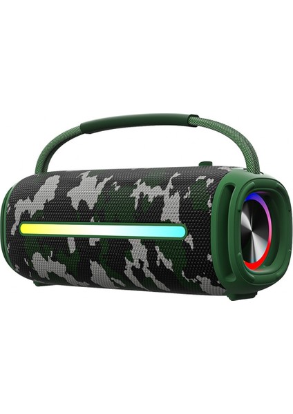 Yeni Kablosuz Bluetooth Hoparlör LED Melodi Renkli Işık Taşınabilir Açık Su Geçirmez Ağır Bas Bluetooth Hoparlör (Yurt Dışından)