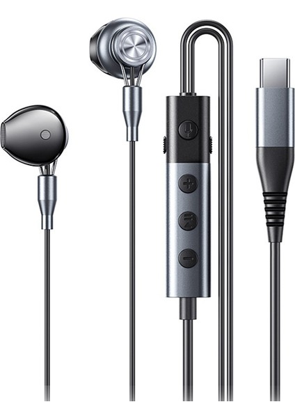 Cep Telefonu Kablolu Kulaklık Ses Kartı Type-C Dijital Kulaklık Oyun Canlı Şarkı Kablolu Kulak Tıkacı (Yurt Dışından)