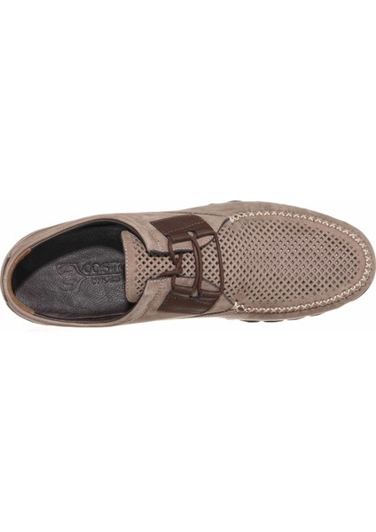 EU6012 Gri Dana Nubuk Deri Büyük Numara Özel Seri Üst Kalite Ayakkabı modelleri