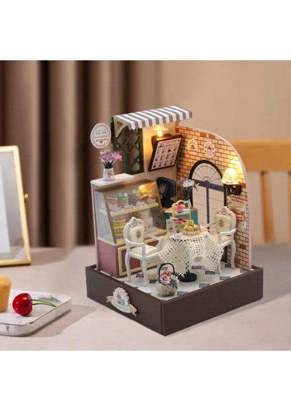 Tatlı Köşesi Minyatür Maket Ev Kiti | Maket Ev | Dıy Kendin Yap | LED Işıklı Maket Ev fırsatları