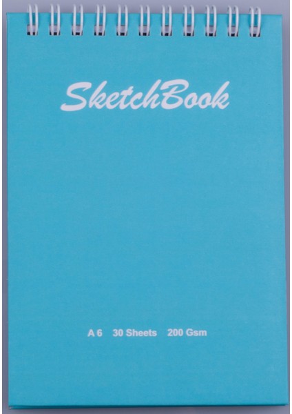 A6 Sert Kapaklı Eskiz Defteri 200 Gr. 30 Yaprak (60 Sayfa) 10,5 x 14,8 cm Sketchbook modelleri