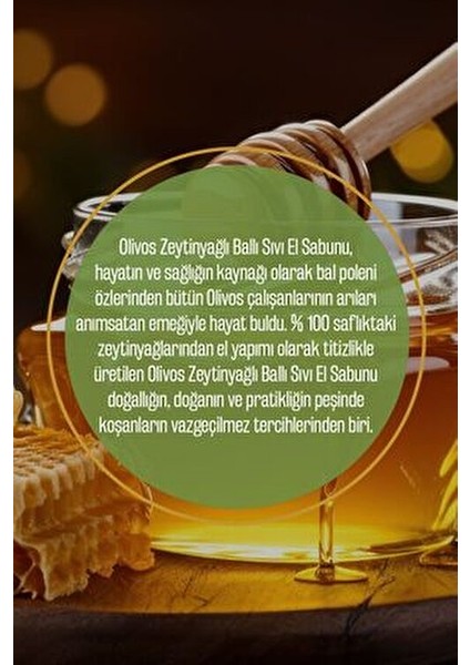Zeytinyağlı Ballı Sıvı Sabun 450 ml Paraben ve Sülfat İçermeyen Doğal Formül fırsatları